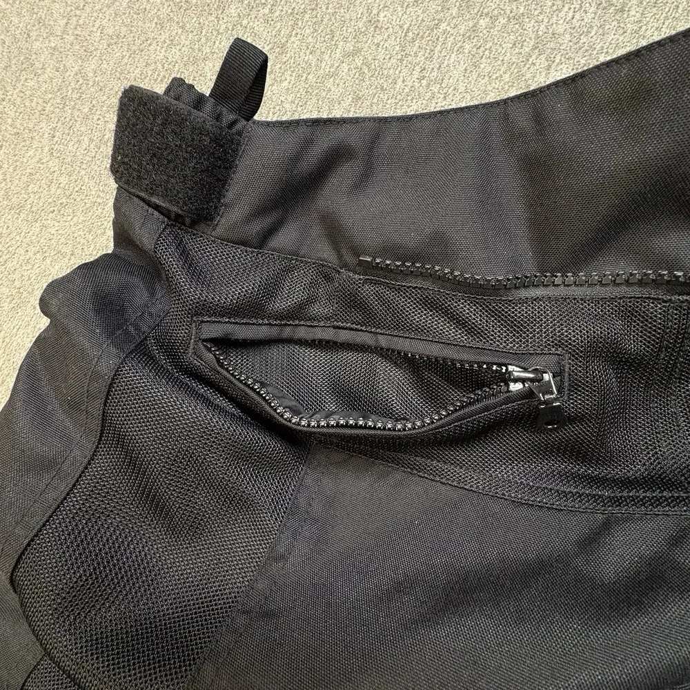 FirstGear Hypertex Black Waterproof Breathable Motorcycle Riding Pants Men's 38T